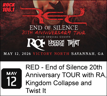 RED - End of Silence 20th Anniversary TOUR with RA, Kingdom Collapse and Twist It